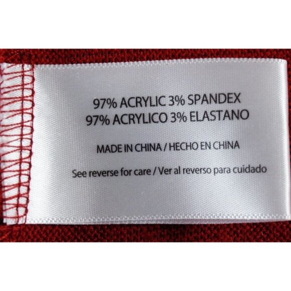 The Limited Buffalo Check Plaid Cardigan Poncho Wrap Black Red Size Small - Picture 7 of 8